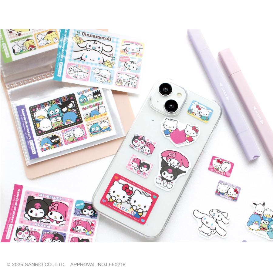 サンリオキャラクターズ プリントシール風ステッカーセット