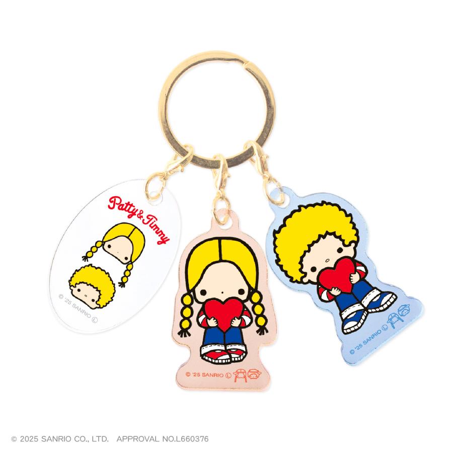 サンリオ パティー&ジミー バッグ キーチェーン カードケース 3点セット パティ&ジミー グッズ キーホルダー ティーズファクトリー サンリオ 3