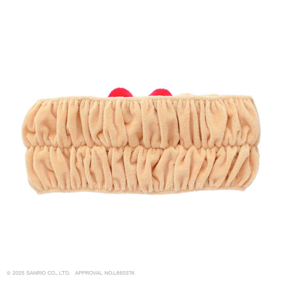 耳付きヘアバンド クリーム色 茶色 耳付き ヘアバンド 動物 アニマル くま うさぎ ヒツジ パンダ