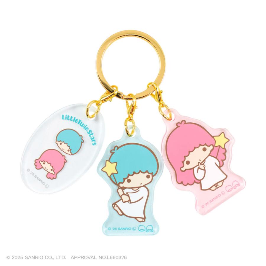 リトルツインスターズ 3チャームキーホルダー ティーズファクトリー