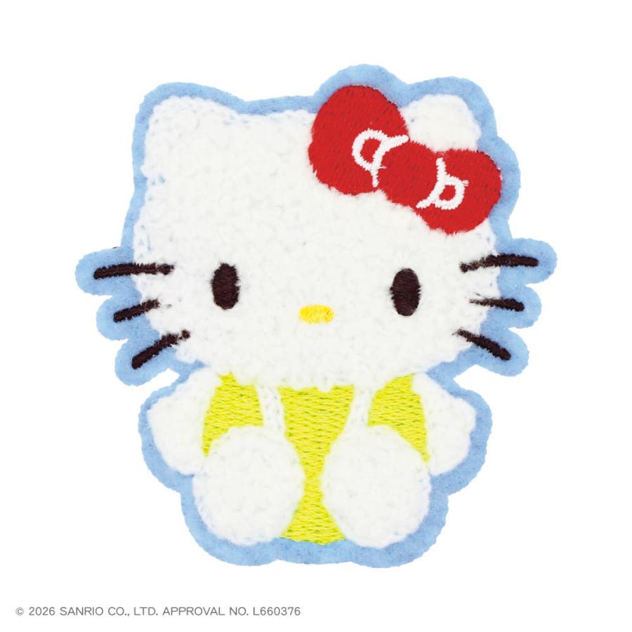 公式ストア サンリオ ボールシリーズ ステッカー モコモコ 刺繍