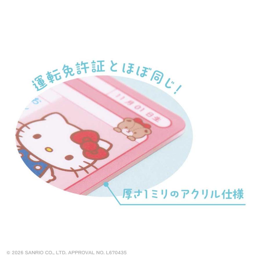 サンリオ グッズ キーホルダー ティーズファクトリー シークレット免許