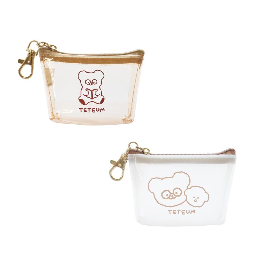 ボディクリーム、ポーチ TETEUM（テットム） chocotto三角クリアポーチ T'S FACTORY : ティーズ