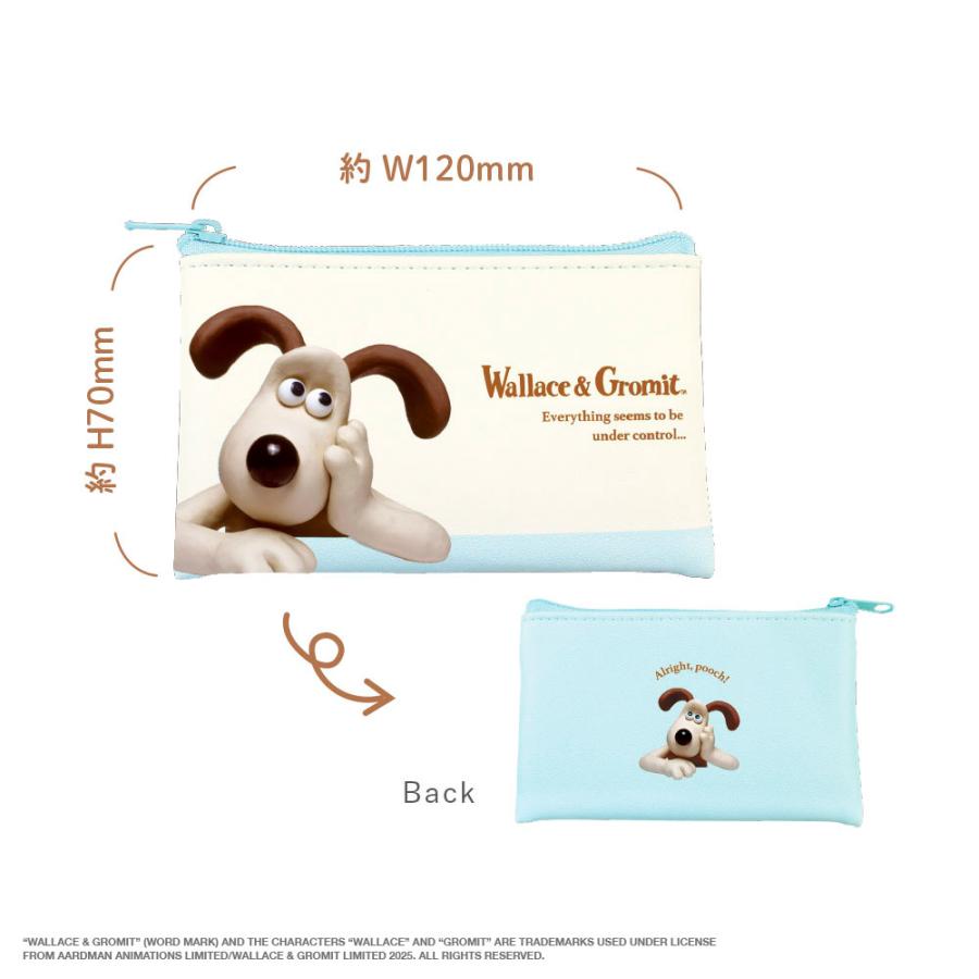 BOX〉ウォレスとグルミット シークレットフラットミニポーチ ティーズ