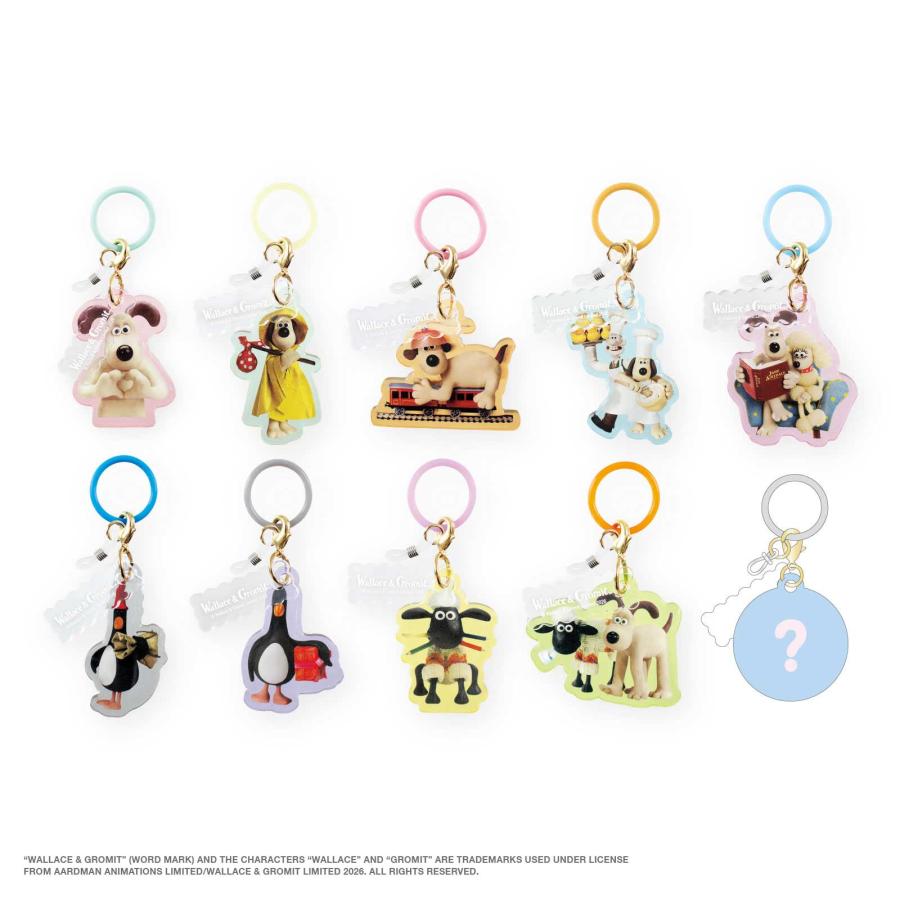 ウォレスとグルミット グッズ めじるしチャーム シークレット マーカー