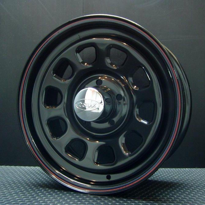 TSW DAYTONA ブラック 16X7J+35 5穴114.3 TOYO H30 215/65R16C ホイールタイヤ4本セット ハイエース100系や152系ハイラックスなど_2