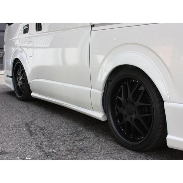 ハイエース 200系 オーバーフェンダー 未塗装1台分 フロントダウン 楽天市場】ハイエース 200系 オーバーフェンダー ダウンルック