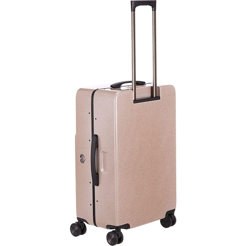 スーツケース キャリーケース キャリーバッグ キラキラスターライトボディ 細フレームタイプ ダブルキャスター Mサイズ 61L 4.9kg