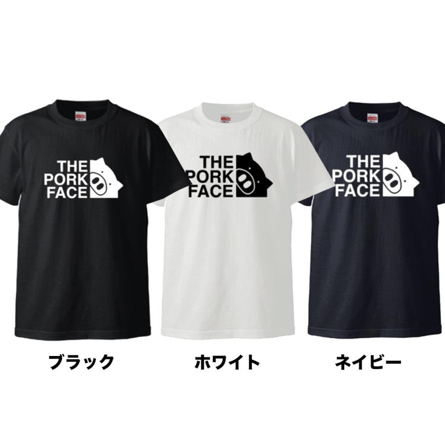 (ザ・ポーク・フェイス)THE PORK FACE 半袖Tシャツ カットソー ロゴ大 S M L XL XXL XXXL 5XL 7XL