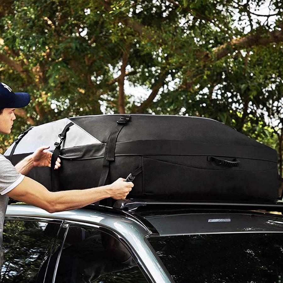 カーキャリア・カーゴバッグ 最大級 ７７０L １１０ｘ１６０ｘ４５cm 積載 荷物 車 スペース 屋根 ルーフバッグ 防水 カーゴバッグ 車 折り畳み 取付簡単
