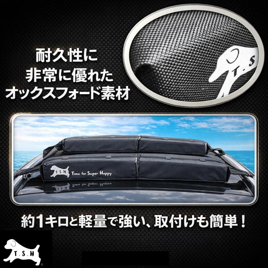 T.S.H】T.S.H 車 ルーフトップ ソフト キャリア 60kg レール不要 全