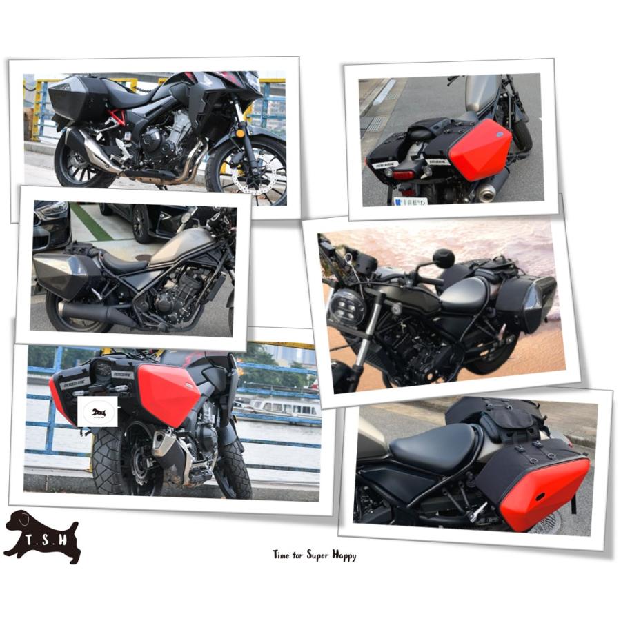 T.S.H バイク用サイドバッグ 【カーボン】 左右セット T.S.H バイク用サイドバッグ 【カーボン】 左右セット