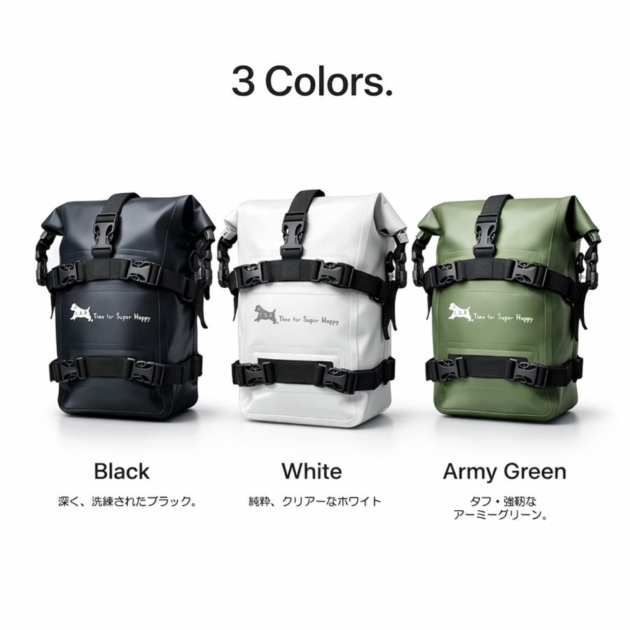 数量限定セール！】T.S.H バイク用防水サイドバッグ 8L アクセサリー