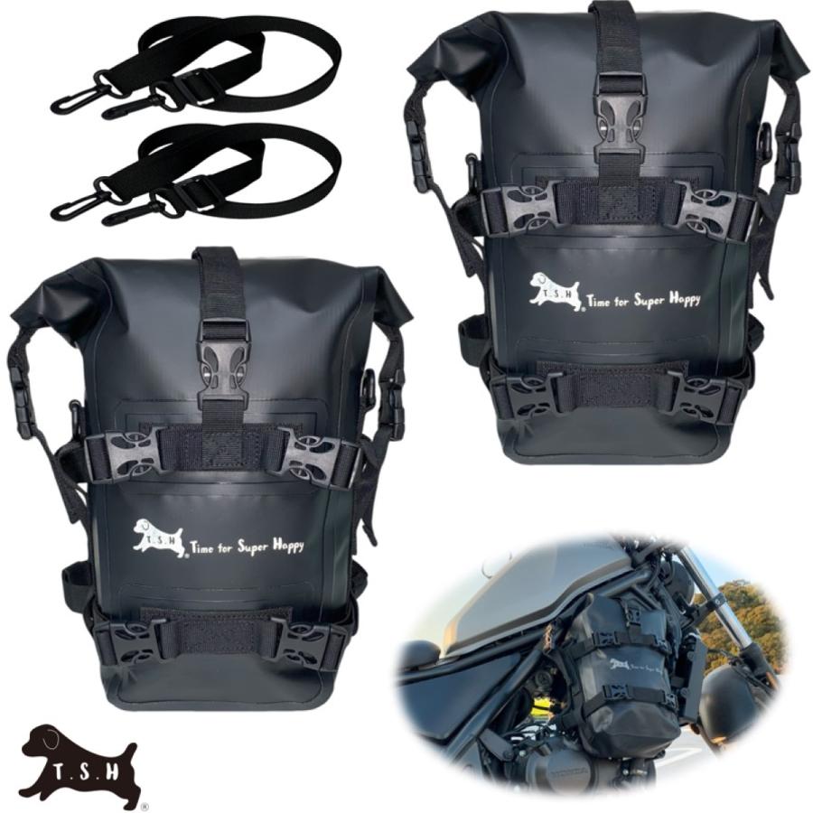 期間限定セール！】 T.S.H バイク用防水サイドバッグ 合計16L