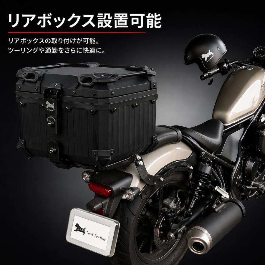 T.S.H バイク バックレスト リアキャリア Honda Rebel ホンダ レブル