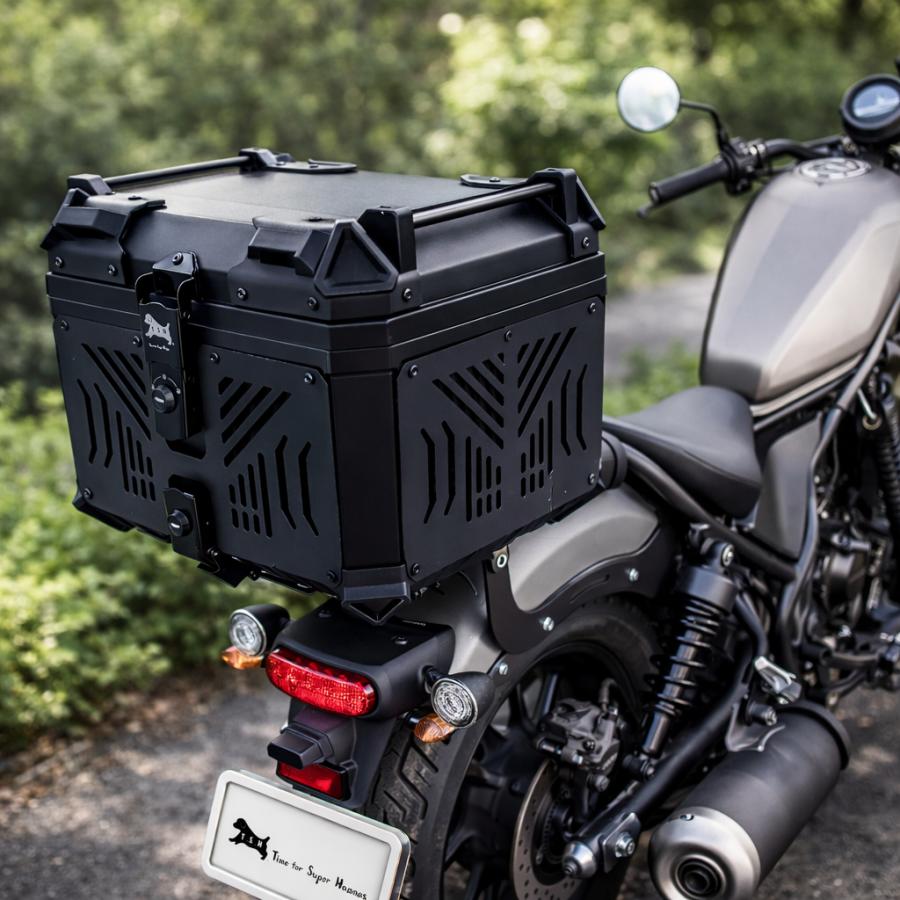 T.S.H】 バイク リアボックス 45L トップケース パニアケース 大容量
