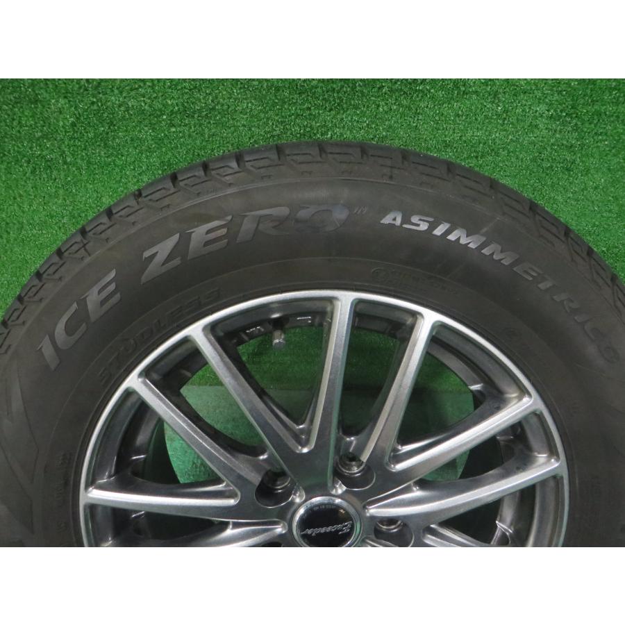 中古スタッドレスセット 195/65R15 ピレリ ICEZERO ASIMMETRICO(2023年) \u002615インチ6J+53 5/114.3 エクシーダ[ノア、ステップワゴンetc...]の画像