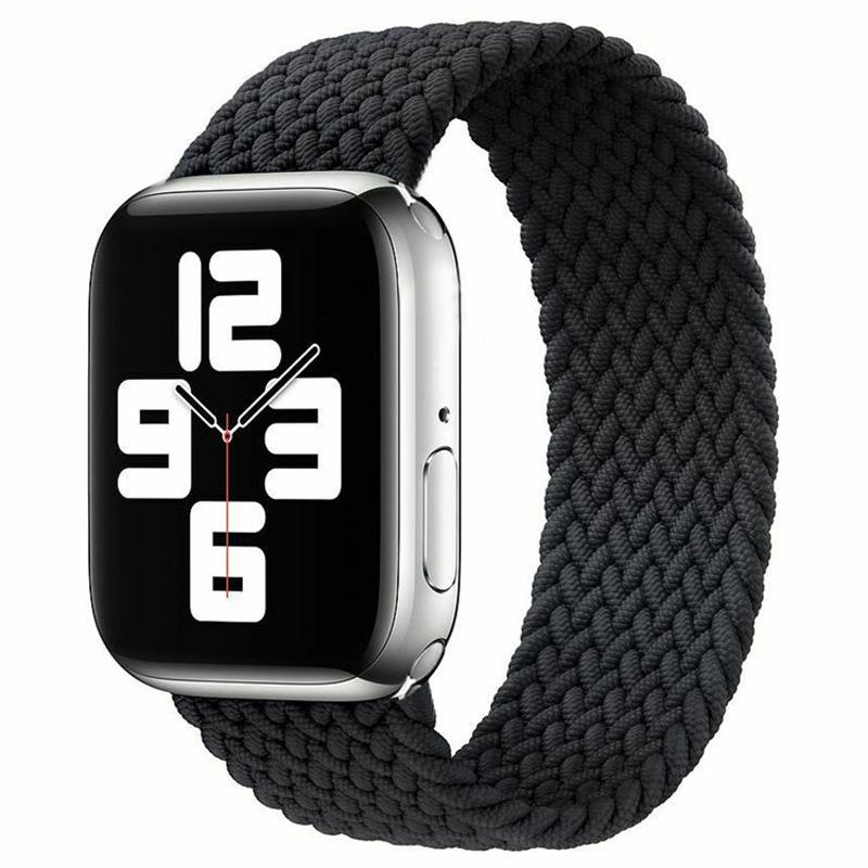 apple watch用ベルト 1本 弾力ナイロン 編み アップルウォッチバンド 伸縮 ループ スポーツ ビジネス 学生 iWatch おしゃれ 男女兼用series7 6 5 4 3 2 1 SE |  | 01