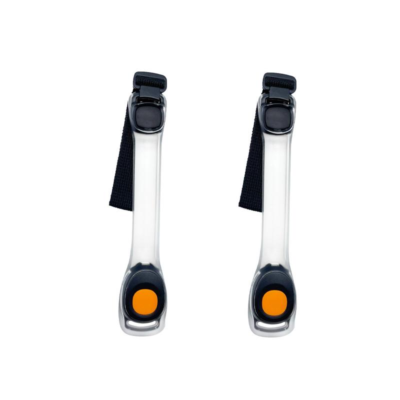 アームバンド 2本 LED 高輝度 ライト 点滅 反射 安全 夜 夜道