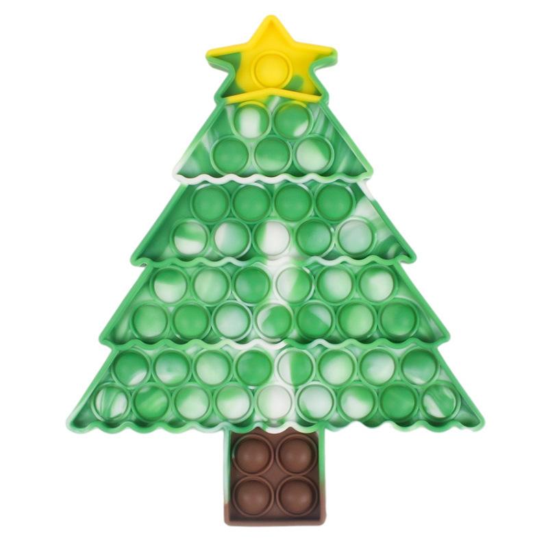 プッシュポップ 1枚 大きいサイズ クリスマスツリー バブル大きい 安い
