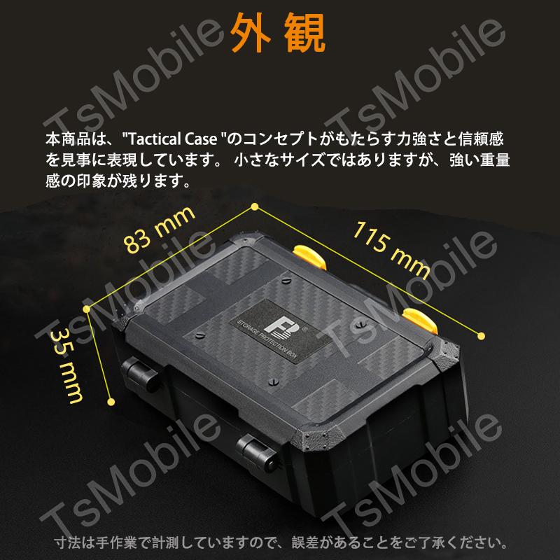 メモリカード収納ケース カメラバッテリー2個 TF9枚 SDカード5枚 CFカード2枚またはXQDカード2枚収納できる ポータブル ケース コンパクト 大容量｜tsmobile｜16