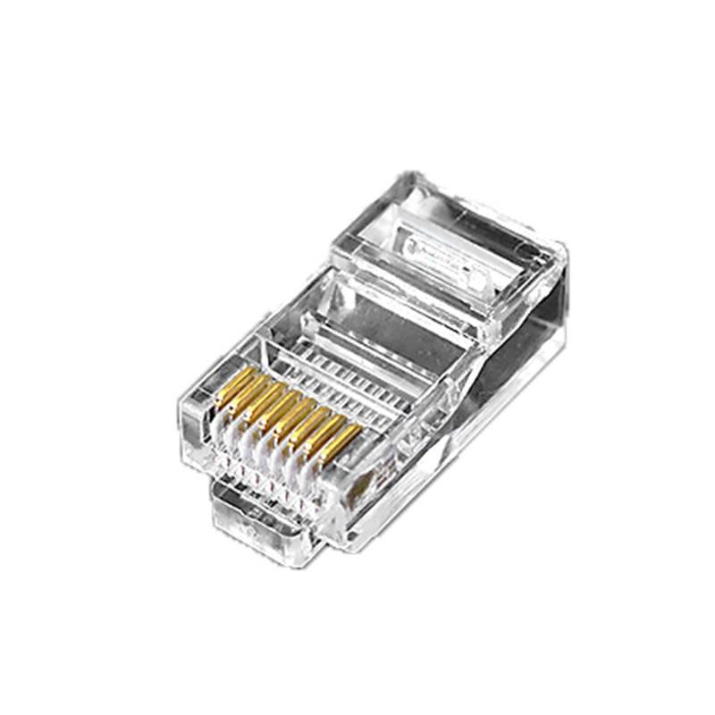 貫通型 LANコネクタ 30個セット RJ45 CAT6E CAT5E CAT5 LANケーブル用
