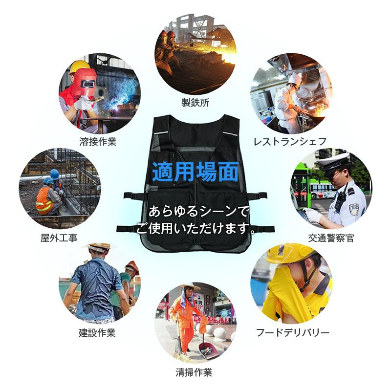 クールベスト アイスベスト 冷却 夏 暑さ対策 保冷剤付き 男女兼用