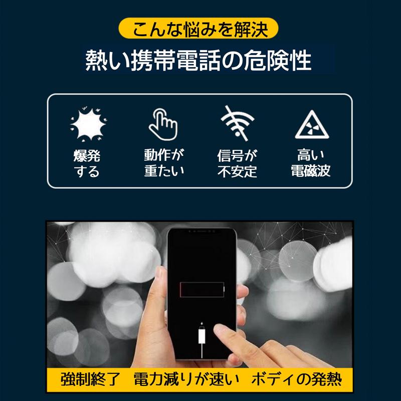 スマホ 冷却シート 3枚セット 瞬間冷却 ステッカー パッド 熱吸収 スマートフォン 携帯電話 iPhone Android 貼り付け 取り外し 再利用可 便利 簡単 グッズ |  | 03