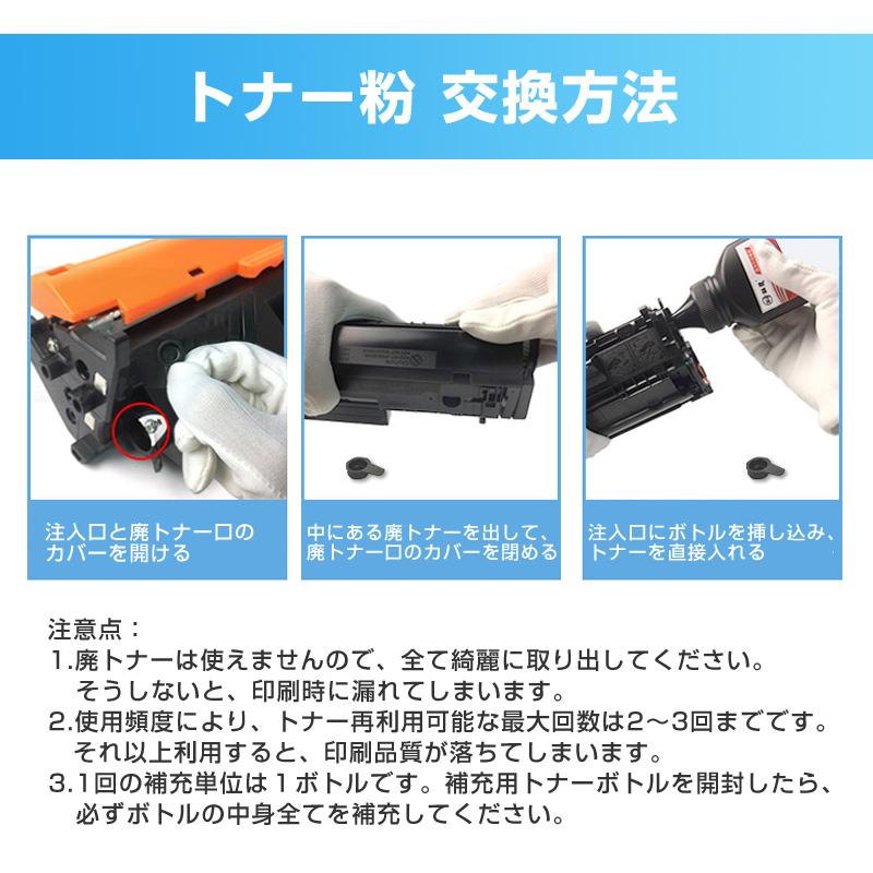 CRG-325 補充用トナー粉 5本セット Canon キヤノン用 対応 交換 トナー
