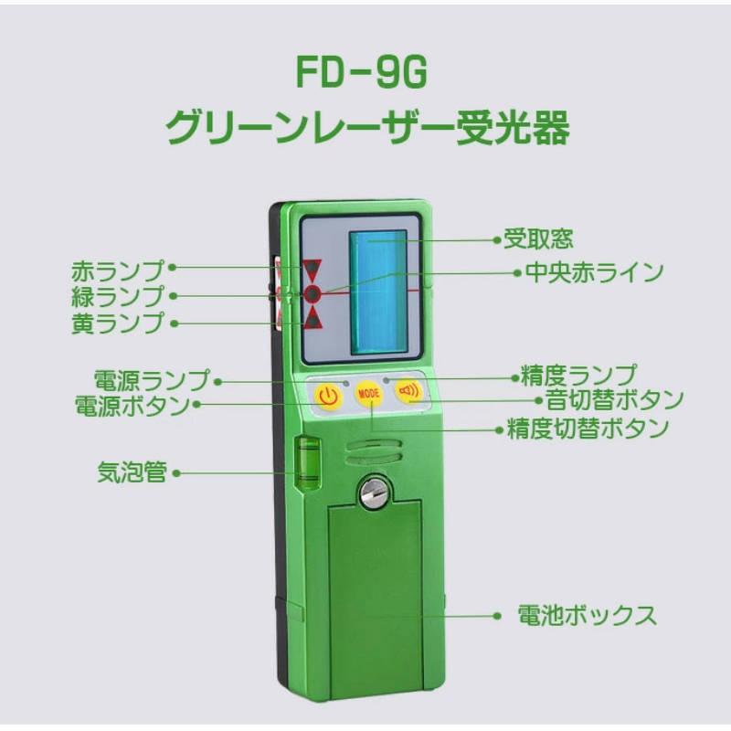 シャープ光源に対応 FUKUDA 福田 フクダ グリーンレーザー受光器