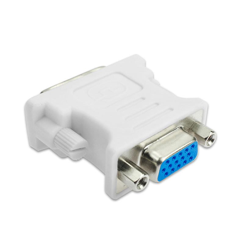 dvi vga 変換 白色コネクタ AVコネクタ DVI-IオスtoVGAメス