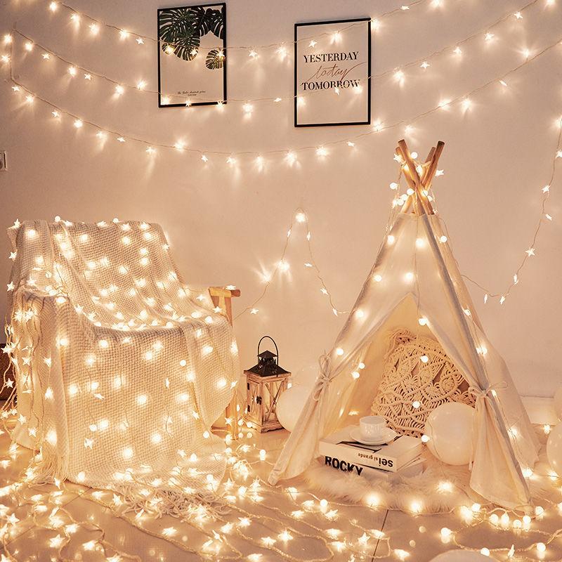 豆電球 イルミネーションライト led フェアリーライト 電池式 10m LED