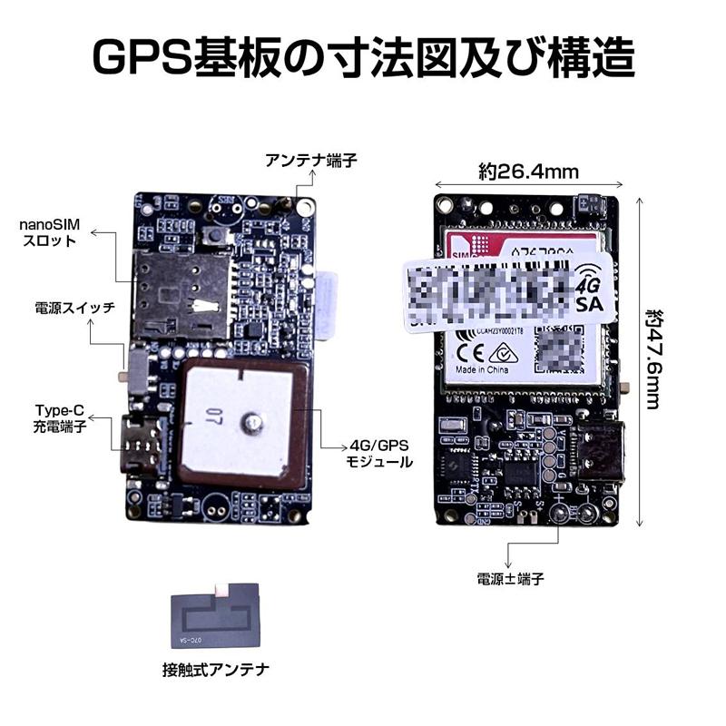 GPS基盤 GPSチップ GPSセンサー 4G通信モジュール 法人向け テスト用