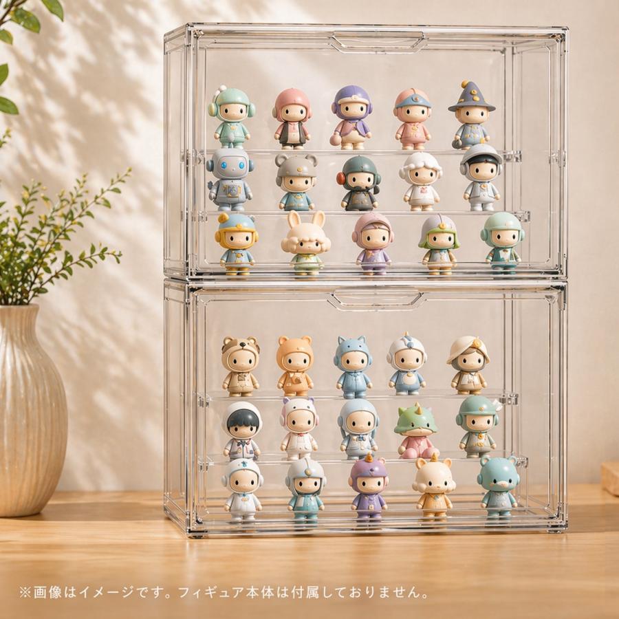 フィギュアケース コレクションケース 透明 防塵 組み立て式 ディスプレイケース 収納 箱 棚 扉付き 積み重ね可能 フィギュア ドール 模型 展示 アクスタ 推し活 |  | 15