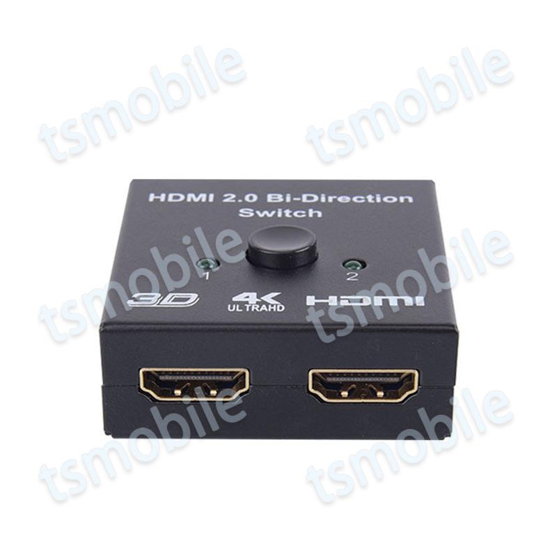 HDMI 切替器 2⇔1 分配器 セレクター スプリッター ボタン 手動 入力