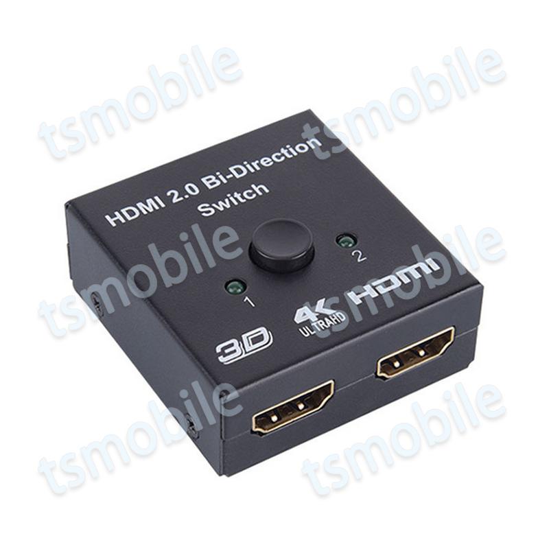 HDMI 切替器 2⇔1 分配器 セレクター スプリッター ボタン 手動 入力