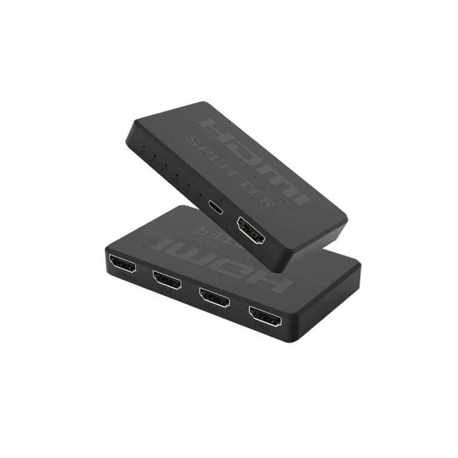 HDMI分配器 1入力4出力 4K対応 HDMIスプリッター 4台同時出力 USB給電 音声映像同期 プラグ＆プレイ 会議 プレゼン |  | 08