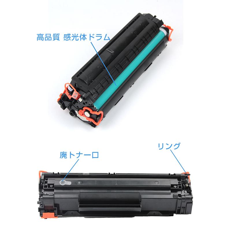 トナーカートリッジ1本と補充用トナー粉3本セット LBP6040 LBP6030用