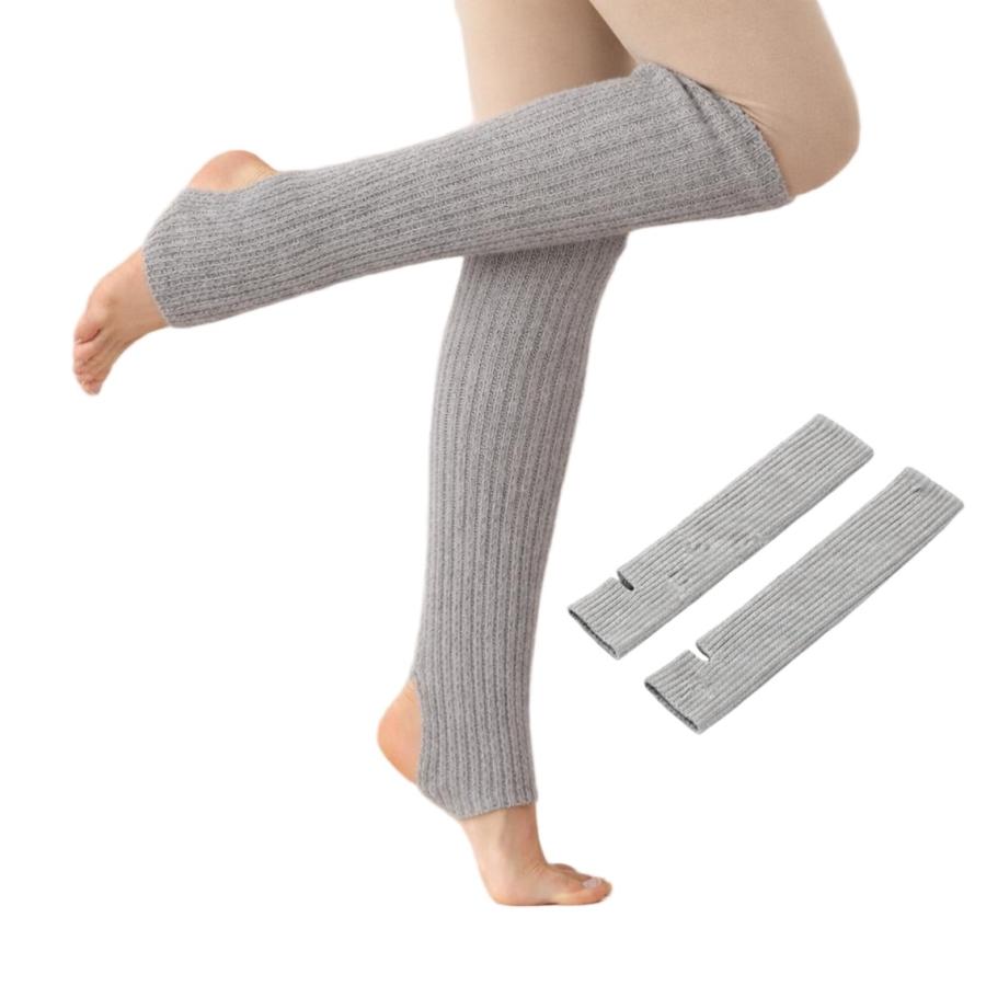 レッグウォーマー バレエ ヨガ ダンス トレンカ かかと 穴あき ヨガソックス ピラティス 柔らか ニット ショート 40cm 子供 大人 レディース おしゃれ かわいい |  | 05