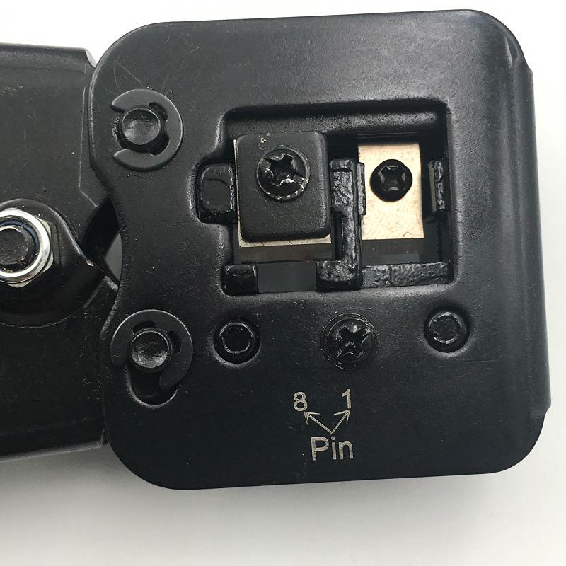 LANケーブル自作セット 貫通コネクタ20個+かしめ工具+LANテスター+