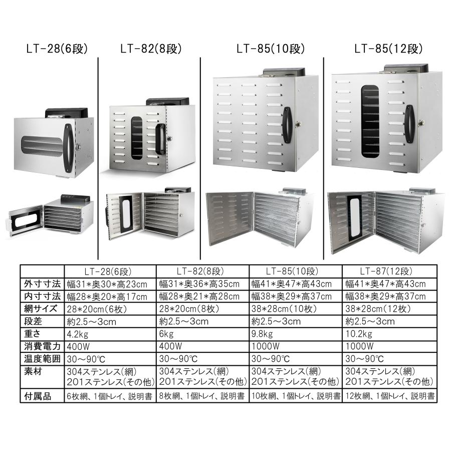 フードドライヤー 食品乾燥機 電気食品脱水機 温度調節 時間自由調節 8層 食品乾燥機 8層 フードドライヤー クッキー乾燥機 電気食品脱水