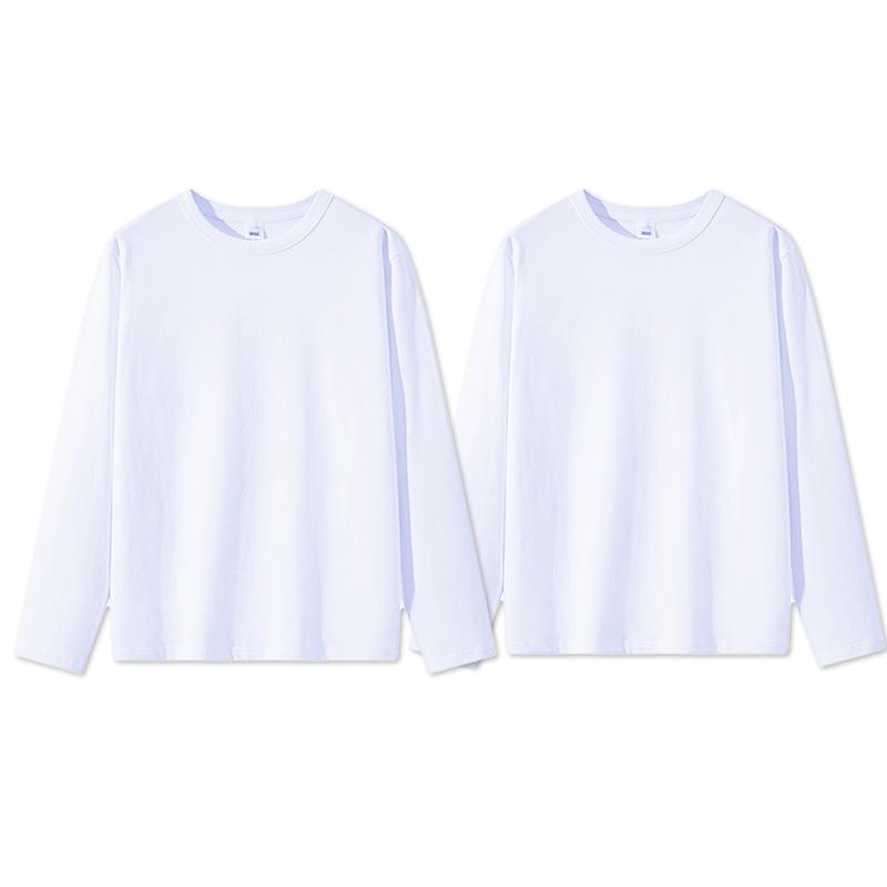 2枚セット Tシャツ長袖 白 体育 体操服 綿100％ 子供 キッズ 幼稚園