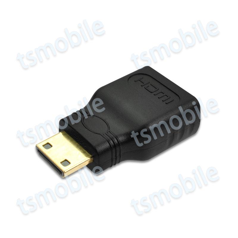 mini HDMItoHDMI 変換アダプタ ミニHDMIオス⇔標準HDMIメス コネクター