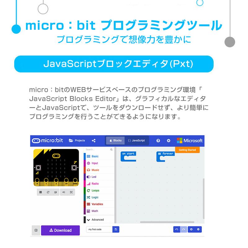 micro:bit マイクロビット v2.2 最新版 純正品 簡単 プログラミング 小学生 日本語教材 初心者 おすすめ 子供 パソコン クリスマス 誕生日 プレゼント おもちゃ｜tsmobile｜09