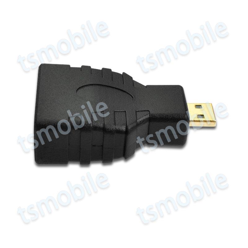 micro HDMItoHDMI 変換アダプタ  マイクロHDMIオス⇔標準HDMIメス コネクター V1.4 1080P スマホ タブレットカメラ DV と テレビ モニター プロジェクター｜tsmobile｜08