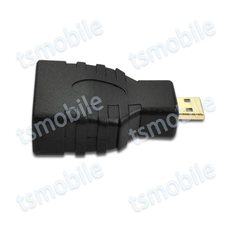 micro HDMItoHDMI 変換アダプタ マイクロHDMIオス⇔標準HDMIメス