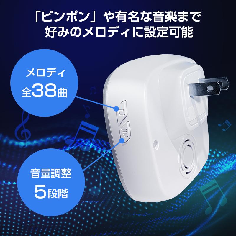 ワイヤレスコール ベル2個とボタン1個セット 首掛け 持ち歩き 高齢者