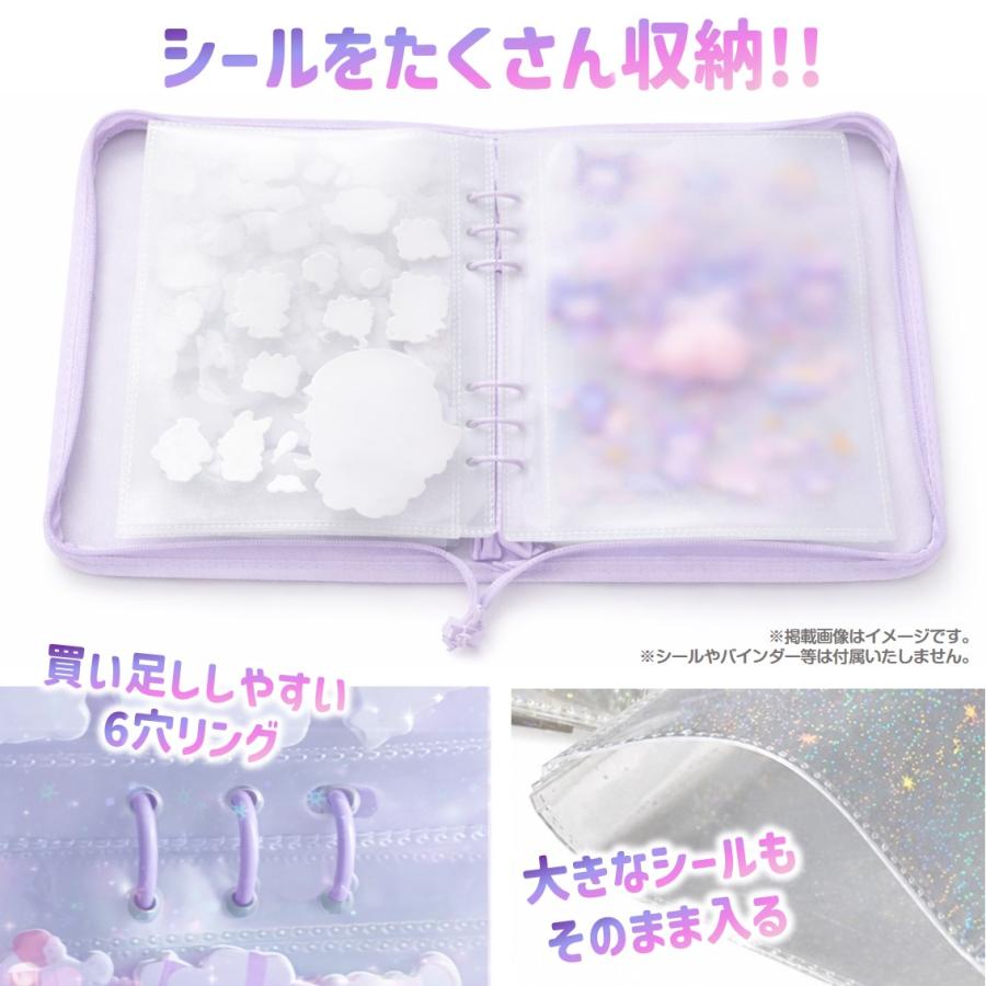 リフィル 6穴 A5 30枚セット 透明 クリア ホログラム キラキラ ラメ 可愛い シール 台紙 トレカ 収納 コレクトブック シール帳 バインダー シール集め 推し活 |  | 02