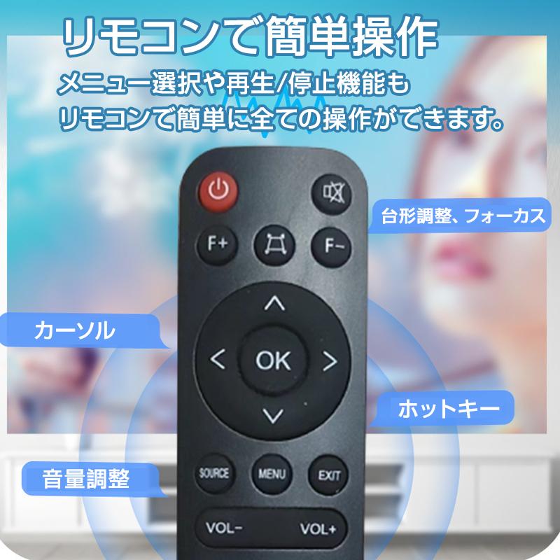 【現品限り】プロジェクター小型 自動台形補正 13000ルーメン 軽量　家庭用 tsmobile_prog200
