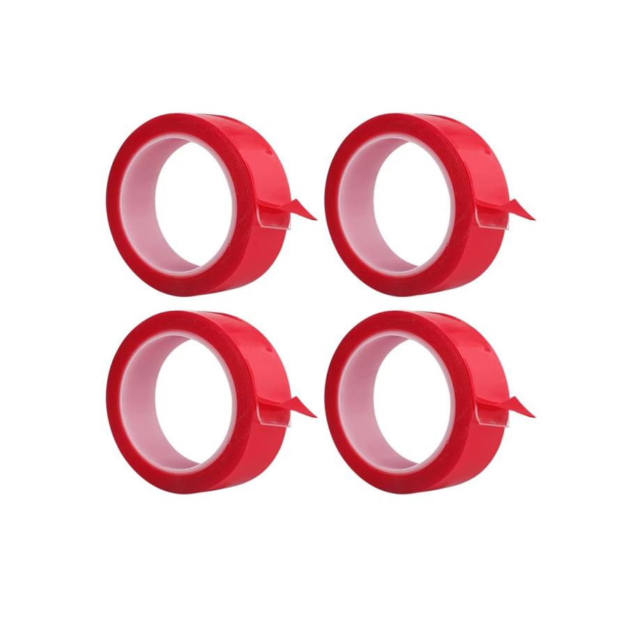 両面テープ 3m 4個セット 超強力 透明 はがせる 防水 跡が残らない クリア 繰り返し 再利用 粘着テープ 粘着 固定 屋外 DIY 収納 整理 掃除 オフィス 備品 梱包 |  | 12